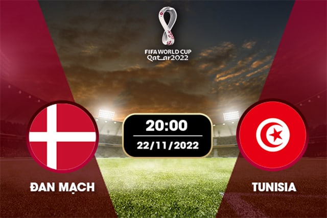 Soi kèo bóng đá SBO Đan Mạch vs Tunisia ngày 22/11/2022 – Vòng bảng World Cup 2022