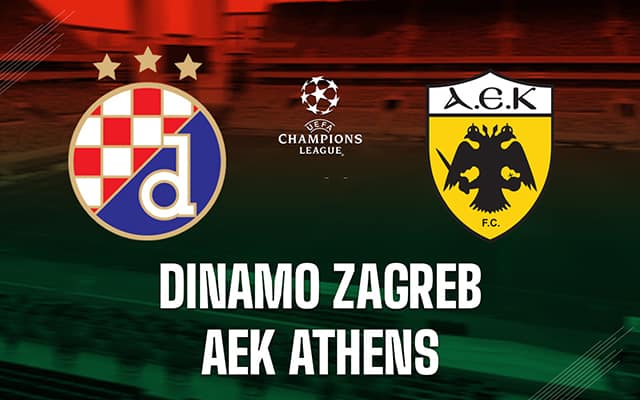 Soi kèo bóng đá SBO Dinamo Zagreb vs AEK Athens ngày 16/08/2023 – Champions League